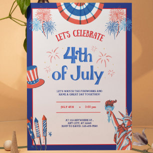 4th of July Celebration Invitation