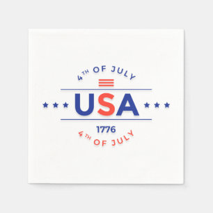 4th of July Celebration Paper Napkins