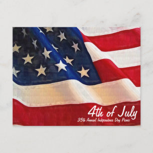 4th of July Company Party Independence Day Invitation