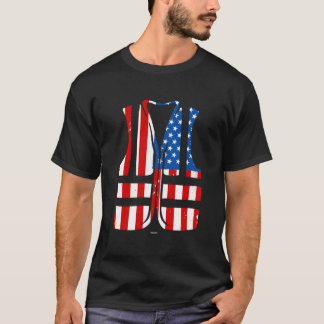 4Th Of July Coworker Swagazon Associate Usa Safety T-Shirt