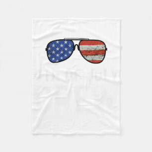 4th Of July Crew Matching Family Outfits Men Women Fleece Blanket