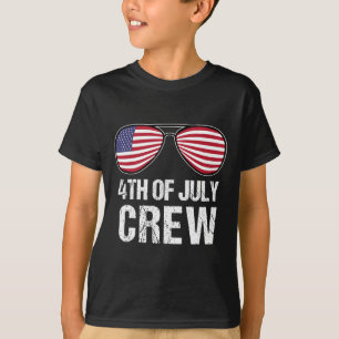 4th Of July Crew Matching Family Outfits Men Women T-Shirt