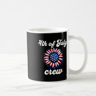 4th Of July Crew Usa Flag Coffee Mug