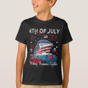 4th Of July Cruise Cruising Squad 2025 Usa Patriot T-Shirt