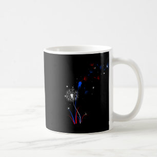 4th Of July Cute Flower American Patriotic Coffee Mug