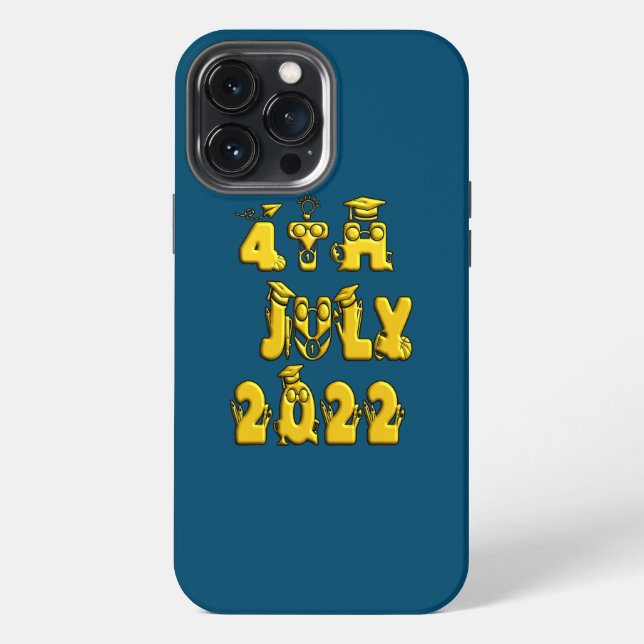 4Th Of July Declaration Of Independence Day 1776 iPhone Case (Back)