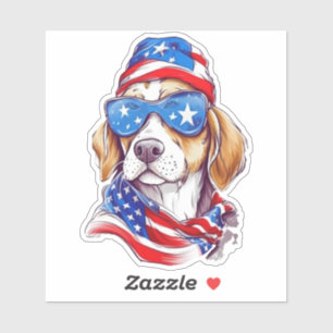 4th Of July Dog Sublimation