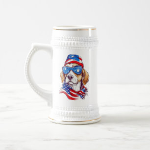 4th Of July Dog Sublimation-66361 Beer Stein