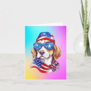 4th Of July Dog Sublimation-66361 Holiday Card