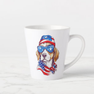 4th Of July Dog Sublimation-66361 Latte Mug