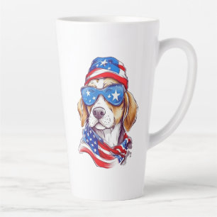 4th Of July Dog Sublimation-66361 Latte Mug