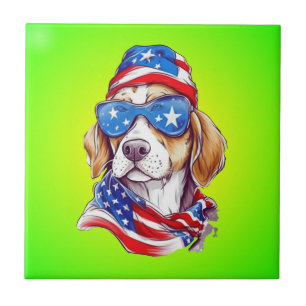 4th Of July Dog Sublimation-66361 Tile