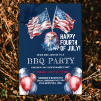4th of July Eagle America Flag BBQ Party