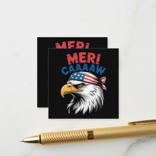 4th Of July Eagle Freedom Patriotic Enclosure Card
