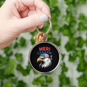 4th Of July Eagle Freedom Patriotic Keychain