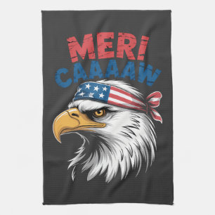 4th Of July Eagle Freedom Patriotic Kitchen Towel