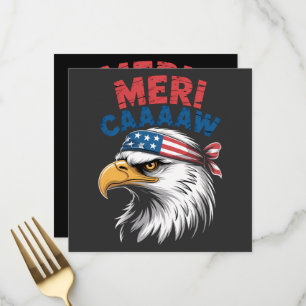 4th Of July Eagle Freedom Patriotic Menu