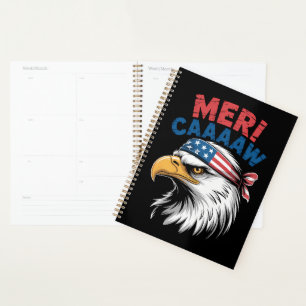 4th Of July Eagle Freedom Patriotic Planner