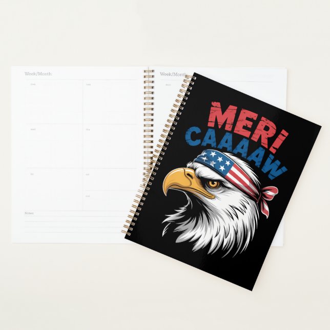 4th Of July Eagle Freedom Patriotic Planner (Display)