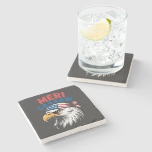 4th Of July Eagle Freedom Patriotic Stone Coaster
