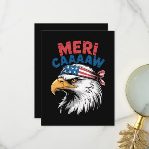 4th Of July Eagle Freedom Patriotic Thank You Card