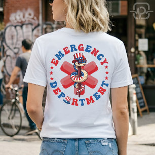 4th of July Emergency Department Patriotic ER T-Shirt