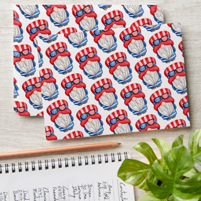 4th of July  Envelope (Stacked)