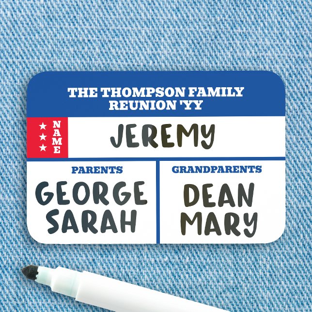 4th of July Family Reunion Name  Tag (Creator Uploaded)
