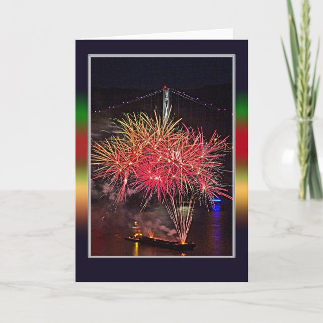 4th of July Fireworks Card (Front)