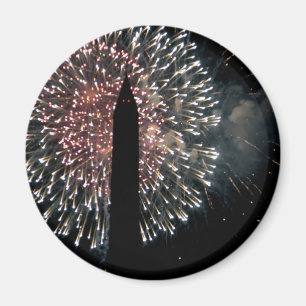 4th of July Fireworks Washington Monument Magnet