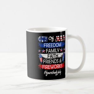 4th Of July Freedom Family Friends Fireworks Proud Coffee Mug
