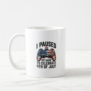 4th of July Gamer Patriotic Video Game Shirt_1 Coffee Mug