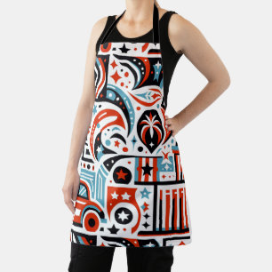 4th of July Generative Pattern Apron