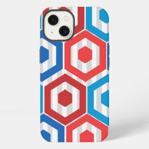 4th of July Hexagons  iPhone 13 Case