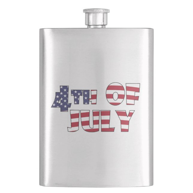 4TH OF JULY HIP FLASK (Front)