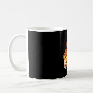4th of july hotdog cavalier king charles spaniel coffee mug