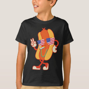 4th Of July Hotdog Funny Fourth Of July Patriotic T-Shirt