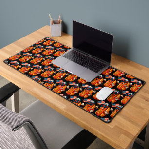 4th of July Hotdog Funny Patriotic USA Flag Desk Mat