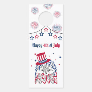 4th of July Independence Day American Eagle Door Hanger