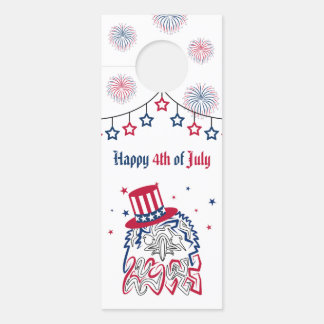 4th of July Independence Day American Eagle Door Hanger