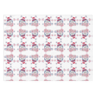 4th of July Independence Day American Eagle Tablecloth