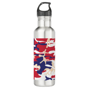 4th of July, Independence day, Camouflage Beige 710 Ml Water Bottle