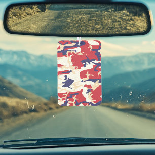 4th of July, Independence day, Camouflage Beige Air Freshener