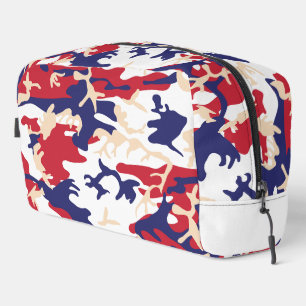 4th of July, Independence day, Camouflage Beige Dopp Kit