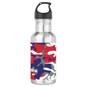 4th of July, Independence day, Camouflage Grey 532 Ml Water Bottle