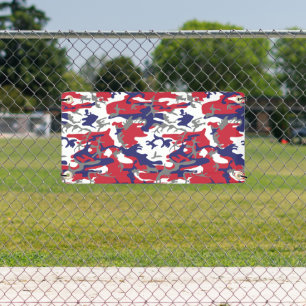 4th of July, Independence day, Camouflage Grey Banner