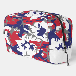 4th of July, Independence day, Camouflage Grey Dopp Kit
