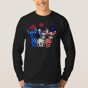 4th Of July Independence Day Chihuahua Dog America T-Shirt