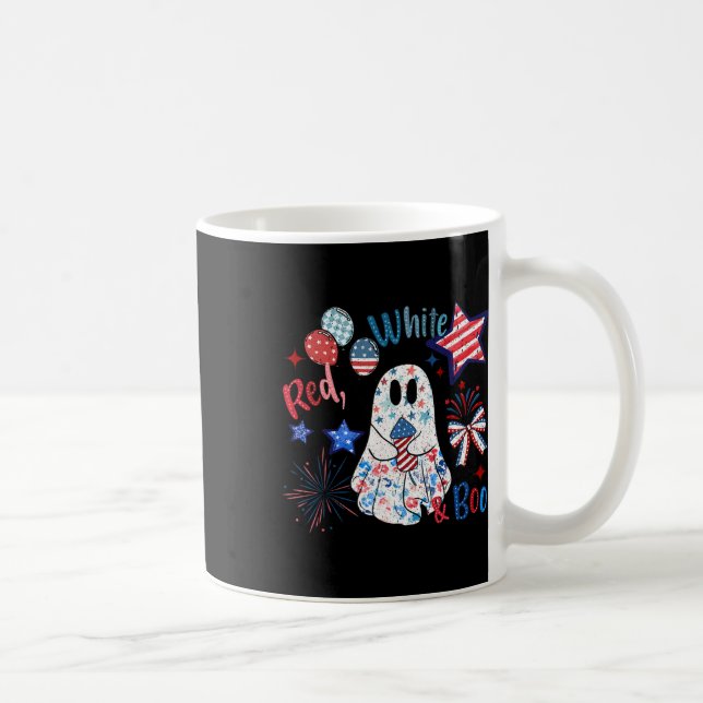 4th Of July Independence Day Funny Patriotic Spook Coffee Mug (Right)
