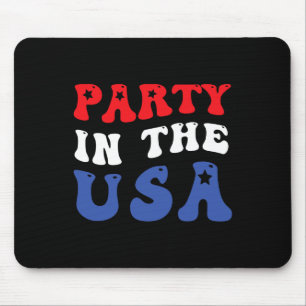 4th Of July Independence Day Party In The Usa Mouse Pad